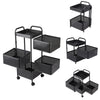 Rotating Storage Shelf Rack Kitchen 2-6 Tiers Grocery Fruit Vegs Onion Organizer