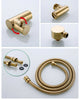 Brass Bathroom Rainfall Shower Mixer Valve Set Shower Head Bath Taps Faucet Kit