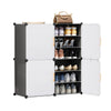 Shoe Rack Shoe Storage Cabinet Shelf Unit Dustproof Door Hallway Stand Organiser