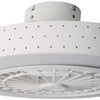 Ceiling Fans with Lights Flush Mount Ceiling Fans Lamps 6 Speeds Enclosed Fan