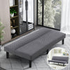 Modern 3 Seater Fabric Sofa Bed Click Clack Living Room Recliner Couch Sofa Grey