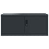 File Cabinet Anthracite 90x40x180 Steel R2U4