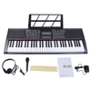 Glarry Electric Keyboard Piano Digital Music Instrument 61 Keys W/Microphone UK