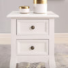 Wooden Bedside Cabinet Table Nitghtstands Set of 2 w/ Storage Drawer Cupboard