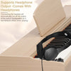 Glarry 88 keys Bluetooth Digital Piano Weighted E-Piano +Stand Pedals Headphone