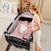 4 in 1 Portable Baby Playard Foldable Newborn Nursery Center w/Bassinet