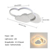 32W Cloud LED Ceiling Light Dimmable with Remote 3000–6500K
