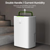 Electric Dehumidifier for Home Portable Quiet Electric Air De-Humidifier 25L/Day
