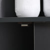 Modern Bathroom Tall Cabinet with Storage Shelf&Door Corner Shelf Bookshelf