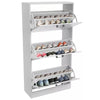 3 Drawer Shoe Cabinet Storage Cupboard Unit Shoe Rack Wooden Stand Organiser