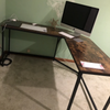 L-Shaped Computer Desk Large Corner Desk Office Workstation Study Writing Table