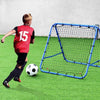 Football Training Net Double Sided Rebounder Soccer Kickback Target Goal Adjust
