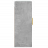 Wall Mounted Cabinet Concrete Grey 69.5x34x90 cm Engineered Wood