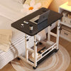 Over Bed Chair Table with Castor Movable Height Adjustable Laptop Computer Stand