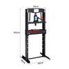 20 Ton Black Floor Hydraulic Bench Press Workshop Garage Standing Press Machines