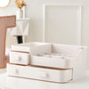 Desktop Cosmetic Organizer Makeup Box Stationary Holder Drawer Storage Desk Tidy
