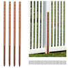 Timber Fence Post Repair Stakes Kit Heavy Duty Fence Post Stakes Ground