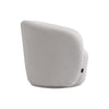 Modern White Julep Tub Armchair Swivel Single Sofa Accent Boucle Cuddle Chairs