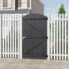 Decorative Wooden Garden Gate Pedestrian Fence Gate Porch Privacy Fence Panel