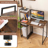 Study Writing Desk 100cm Home Office Computer Desk w/storage-Coffee