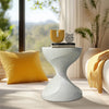 Unique Lightweight Concrete Accent Table Sofa Side Table Living Room Home Decor