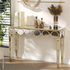 Mirrored Console Table Glass Dressing Table Bedroom Bevelled Venetian Furniture