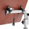 Rolling Laptop Stand Tilting Bed Breakfast Tray Table Macbook PC w/ Cooling Fan