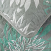 Flowers Patchwork Bedspread Quilted Coverlet Set Bedding Pillowcase Double Size