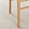 Bonnie Oak and Veneer Wooden Scandi Dining Chair with Rope Seat Set of 2 Klismos