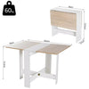 Drop Leaf Dining Table Small Breakfast Desk Folding Space Saving Modern Kitchen