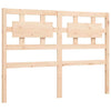 CIADAZ Bed Frame with Headboard 120x200 Solid Wood, Bedroom Furniture, A4O3