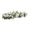 100cm White Flower Row for Wedding Wall Arrangement DIY Artificial Floral Arch