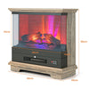 27” Freestanding Fireplace 2000W Electric Fireplace Heater W/3-Level Vivid Flame