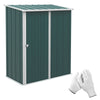 Outdoor Storage Shed w/ Lockable Door for Garden, Green