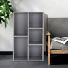 Tall Wide Wooden 5 Cube Bookcase Shelving Display Storage Unit Cabinet Shelves
