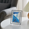 Moving Sand Table Picture Flowing Quicksand Waterfall Mountain Desk Landscape UK