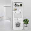 Over The Toilet Bathroom Storage Shelf Space-Saving Organizer with 2 Drawers