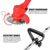 Electric 388VF Cordless Strimmer Grass Trimmer Garden 2Batteries And Charger NEW