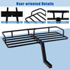 Trailer Hitch Mounted Cargo Carrier 250kg Capacity Rust-proof Cargo Basket