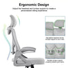 High Back Mesh Office Chair Ergonomic Desk Chair W/Headrest Adjustable Armrests