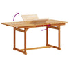 7 Piece Garden Dining Set Solid Wood Acacia and I5A9