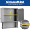 Double Door Bathroom Cabinet Wall Mounted Storage Cabinet Medicine Cabinet