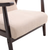 Solid Wooden Frame Armchair Accent Tub Chair Lounge Single Sofa Cushioned Seater