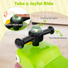 Ride on Toy Baby Dinosaur Sliding Car with Horn Music Lights Green
