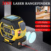 3 In 1 Laser Rangefinder Laser Cross-marking LCD Display Continuous Measurement