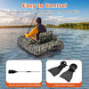 Fishing Float Tube with Storage Pocket & Rod Holder-Camouflage