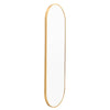 Tall Gold Full Length Floor Wall Oval Metal Framed Long Dressing Mirror Hallway