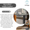 Pedestal Small Side Table Sofa Drinking Table Saddle Leather Tray Top End Table