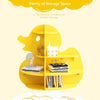 Yellow Bookshelf Storage Shelf For Children's Reading Room Open Storage Modern