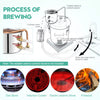 20L Water Alcohol Distiller Stainless Steel Home Brewing Kit Whiskey Making Kit